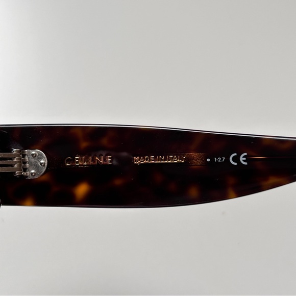 CELINE Square Tinted Tortoise Sunglasses - Picture 8 of 13